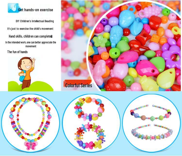 DIY sada korálků s 24 přihrádkami pro děti: Sada na výrobu náhrdelníků a náramků