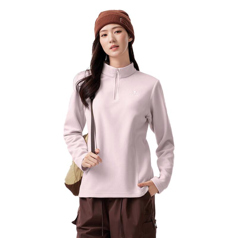 Camel Women s Half-Zip Fleece Top XXL