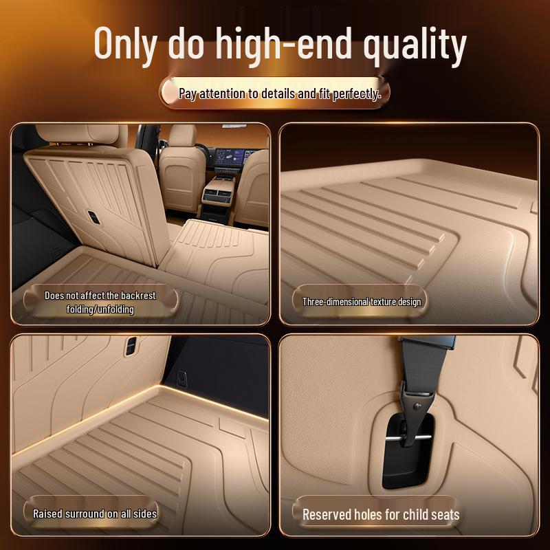 Trunk Mat TPE25 for Wuling Xingguang 730 7-Seater: Decorative Car Floor Mat