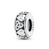 New 925 Silver Circular Heart Shape Friendly Embrace Pray Charms Beads For Women Fit Bracelet DIY Jewelry Gift