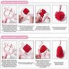 ExquisitePom Pom Maker, Tassel Maker and Pompom Maker Tool Set for Fluff Ball Weave DIY Wool Yarn Craft Project New Arrival