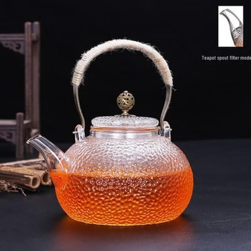Chaxun Hammered Glass Teapot