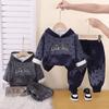 Boys 2‑Piece Fall Outfit Tie‑Dye Print Hoodie and Sweatpants Set Kids Casual Tracksuit, High-Quality Cotton