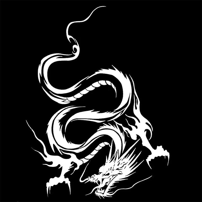 Bilklistermärken Utsökt Drak Totem Vinylklistermärken Bilstötfångare Bakruta Hjälm Kylskåp Laptop Dekal