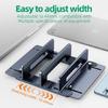 Portable Laptop Station Vertical Laptop Stand Adjustable Vertical Stand for Laptops and Tablets, Easy Heat Dissipation