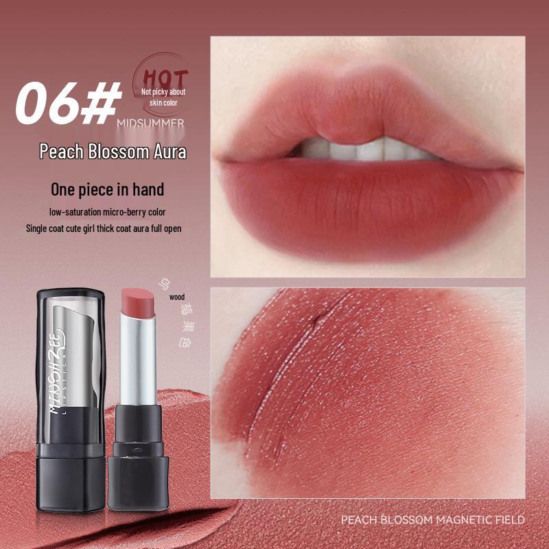 Mingxi Zhi Matte Velvet Lip Gloss - Long-lasting, Non-Transfer, Fade-Resistant Women's Lipstick.
