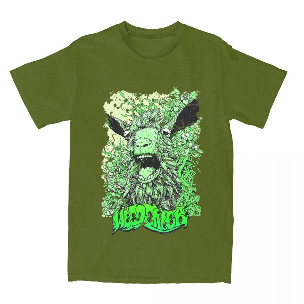 Uomo Donna Weedeater Maglietta Abbigliamento Stoner Metal Cotone T-shirt Vestiti Magliette Vintage Tutte le Stagioni
