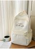 Schoolbag Female Korean Version Ins College Style Middle School Student Lightweight Backpack High Value Plaid Girls Travel Backpack