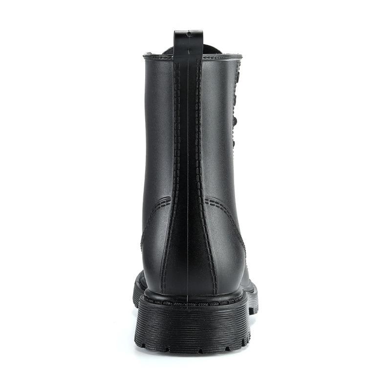 Material Martin boots rain shoes men's and women's fashion rain shoes rain boots classic style waterproof shoes P
