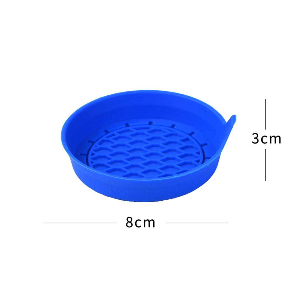 2PCS Silicone Car Coasters Non-Slip Water Cup Pad Car Cup Groove Anti-Scalding Mat Bottle Cup Holders Car Interior Accessories