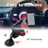 360 Grad Drehbarer Auto Universal Handyhalter Auto Drehbarer Handyhalter Navigationshalterung Windschutzscheibenhalterung mit Saugfuß