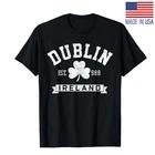 Dublin Ireland Est 988 Shamrock Saint Patricks Day Unisex T-Shirt S