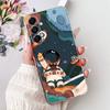 For Samsung Galaxy A17 5G Case SM-A176B Cute Cat Painted Cover 6.7'' Soft Silicone Case For Samsung A17 A 17 GalaxyA17 5G Fundas