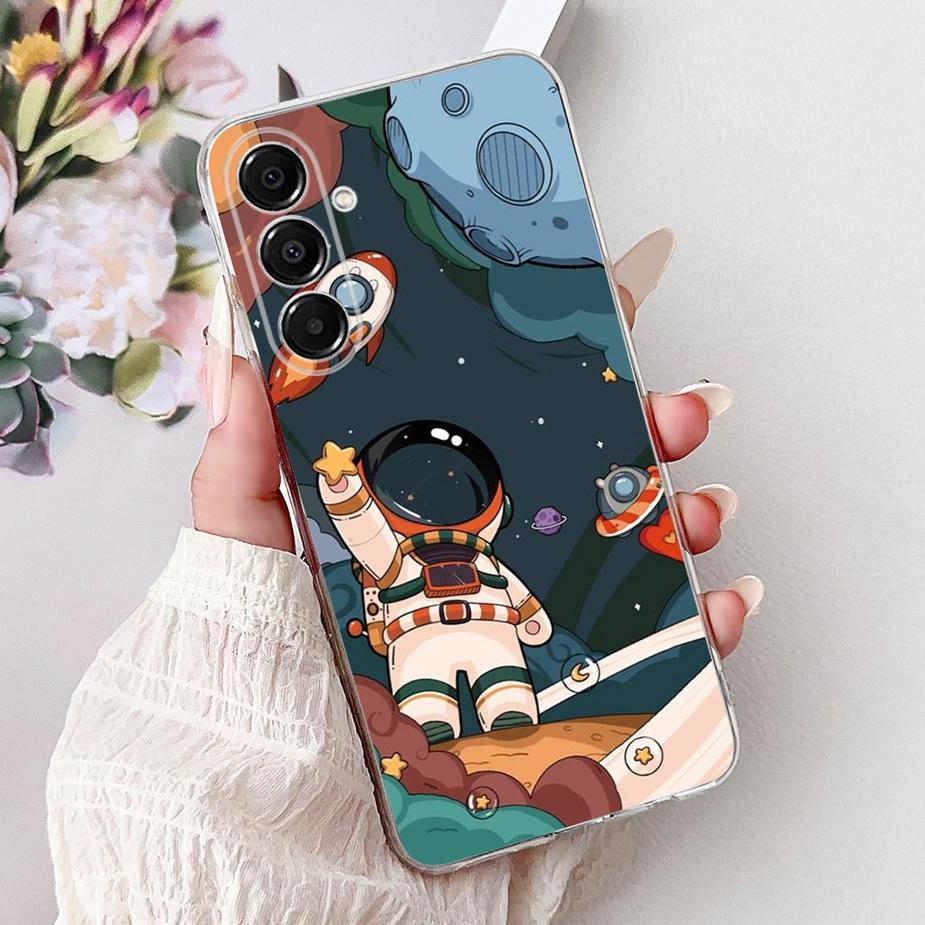 For Samsung Galaxy A17 5G Case SM-A176B Cute Cat Painted Cover 6.7'' Soft Silicone Case For Samsung A17 A 17 GalaxyA17 5G Fundas