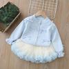 Girls Knit Cardigan and Tutu Dress Set Princess for Fall Winter