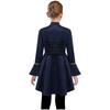 Girls Medieval Renaissance Costume Long Sleeves Lace Flounce Jacket Victorian Tailcoat Pirate Gothic Steampunk Outfit