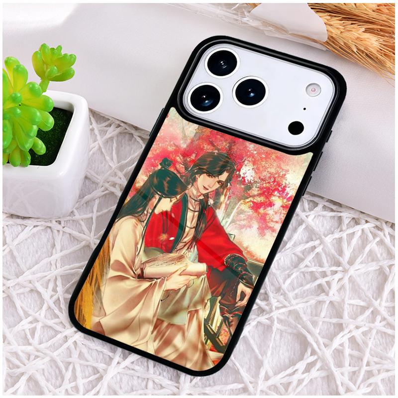 Anime Tian Guan Ci Fu Phone Case for iPhone 17 Air 16 15 11 12 14 13 Pro Max Shockproof Cover