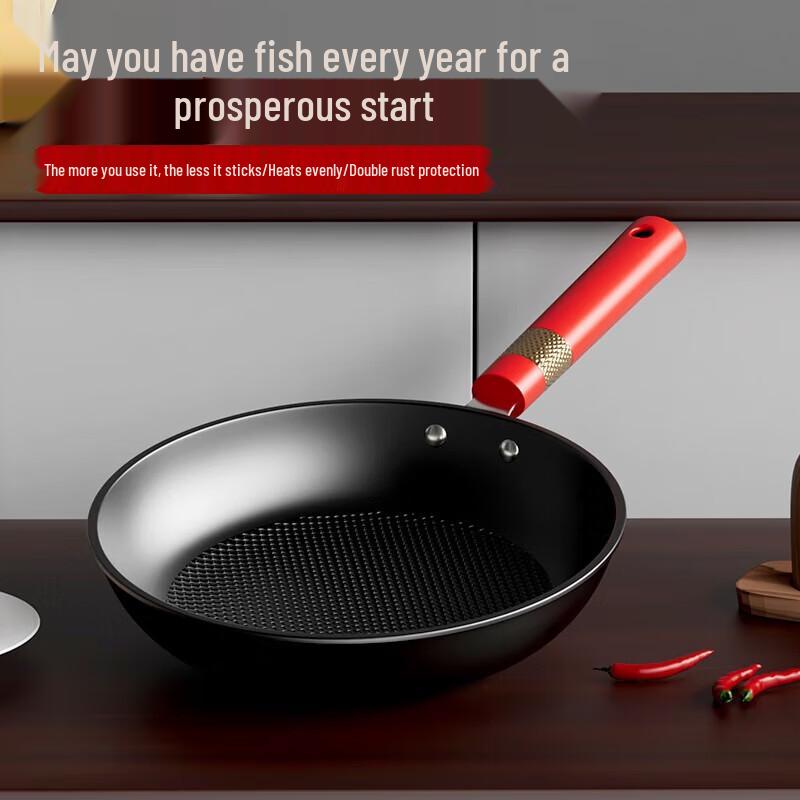 

KSISE 24cm Auspicious Non-Stick Frying Pan