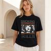 Smoking Kills Graphic T-Shirt and Kids Tshirt | Vintage Anti-Smoking Tee with Japanese Text | Streetwear Statement Shirt and Kids Tshirt