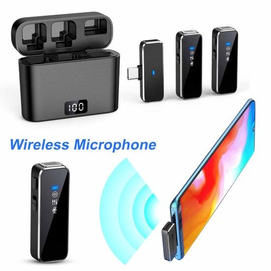 1 Set N3 Audio Microphone High Fidelity Noise Reduction Mini Wireless Video Microphone for  Home