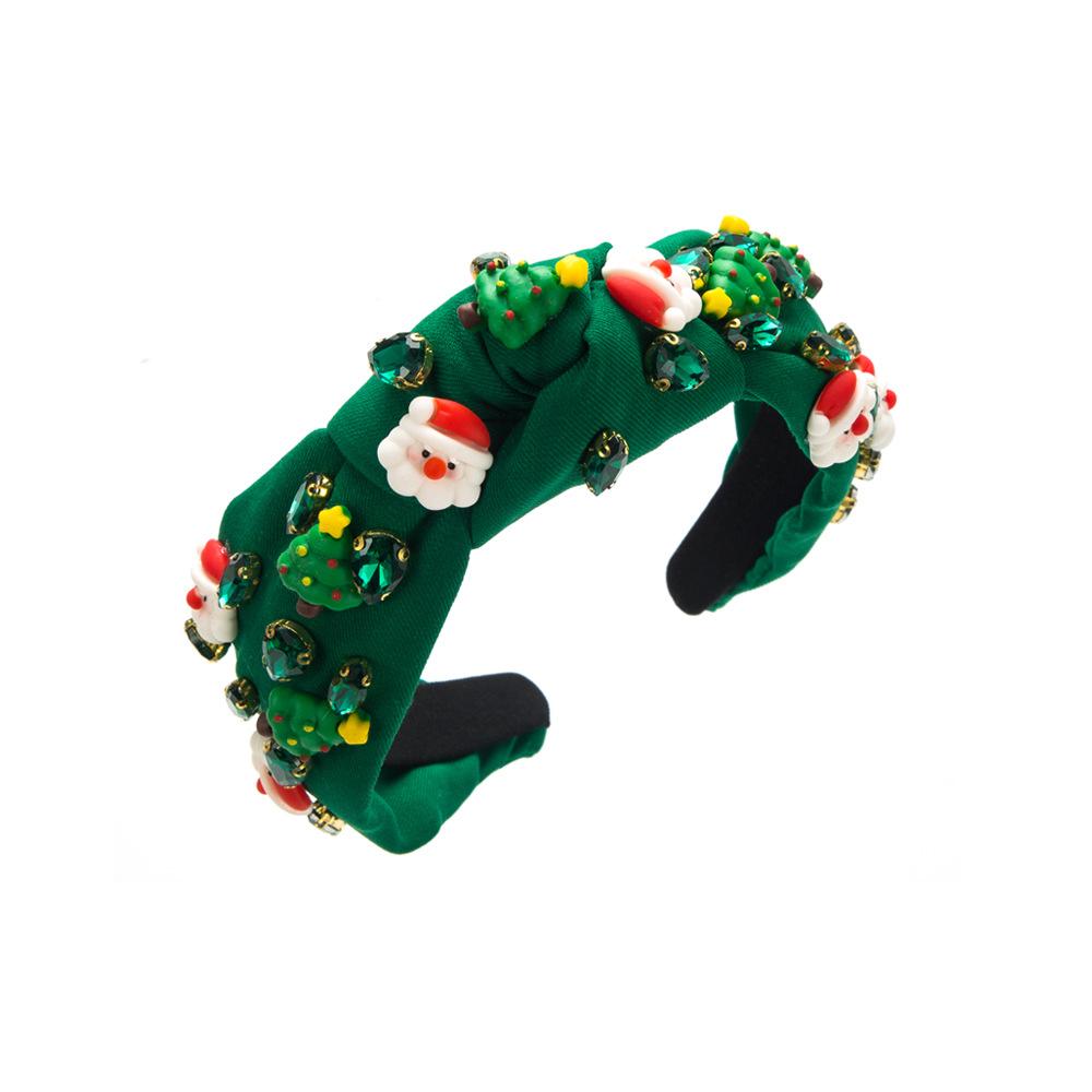 Weihnachtsbaum Nikolauskopf Stirnband für Damen