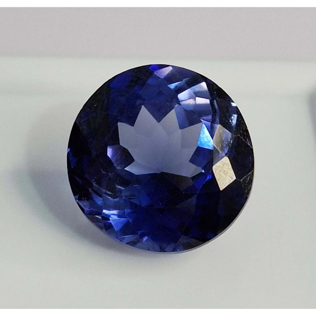 Dark Blue Tanzanite Natural 7-9 Ct Round Cut Fabulous Certified Loose Gemstone