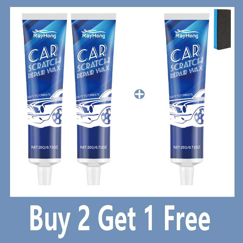 Car Scratch Remover Wax Scratch Car Polish Repair Car Wax Multi-Purpose Paint Scratch Remover Cleaning With Sponge