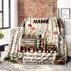 Book Reading Blanket Home Customize Your Name Blankets Comfortable Soft Lightweight Multipurpose Blanket For Picnic Sofa Office Bed Living Room