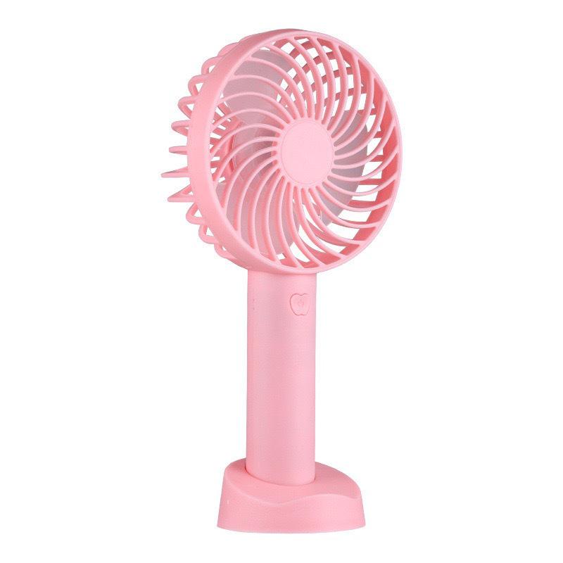 

Rechargeable Mini Handheld Silent Fan with Strong Wind & USB Multifunctionality 210*100*40 mm розовый