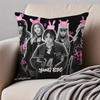GirlGroup Kpop YYOUNG PPOSSE Cushion Cover Pillowcase Antidustmite Invisible Zipper Short Plush Sofa Cushion