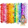 Hawaiian Lei Hula Garland Fancy Dress Up 100cm Flower Necklace Beach Party Prop