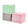 Cloth Microfiber Multipurpose Cleaning Car Wash Dish Cloth 48 Pieces (40 X 30 Cm) Green, Gray, Pink