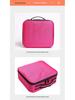 Multifunctional Portable Makeup Bag with Large Capacity and Shoulder Strap