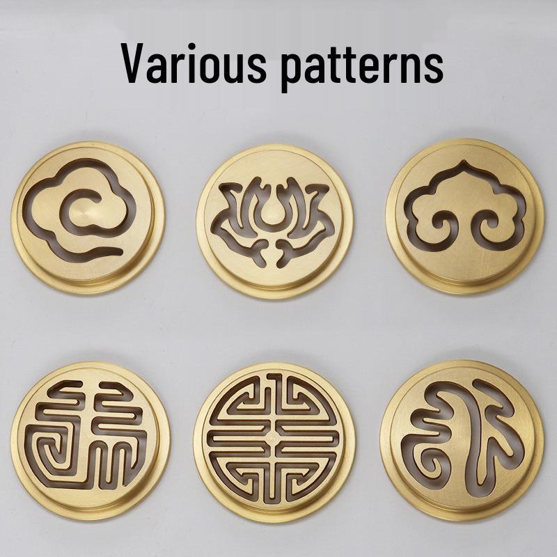 Brass Incense Seal Set: Agarwood Burner & Ceremony Tools
