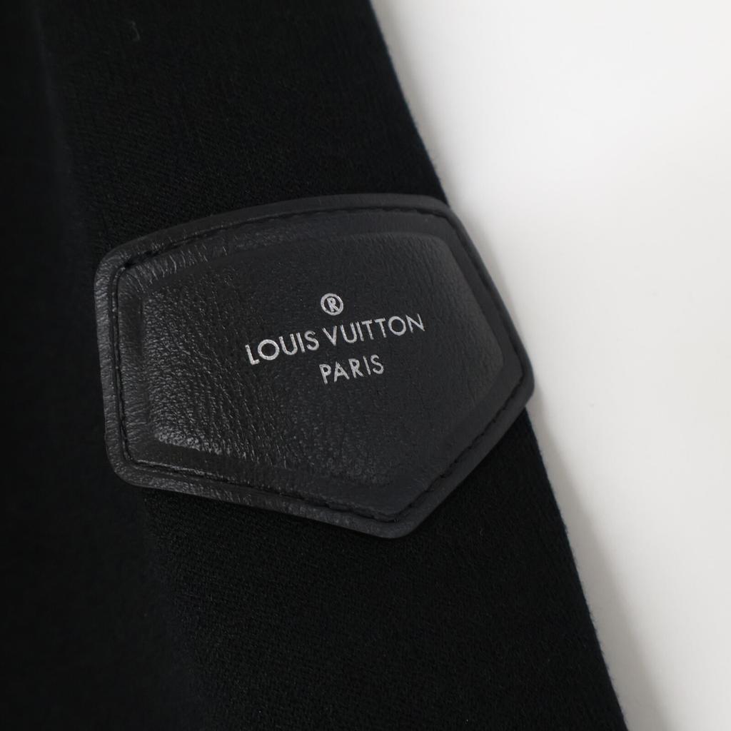 Louis Vuitton Beautiful Item, Genuine Domestic Product, FHR037FED, Flower Ruffle Sweatshirt Dress Dress XS blackUsed