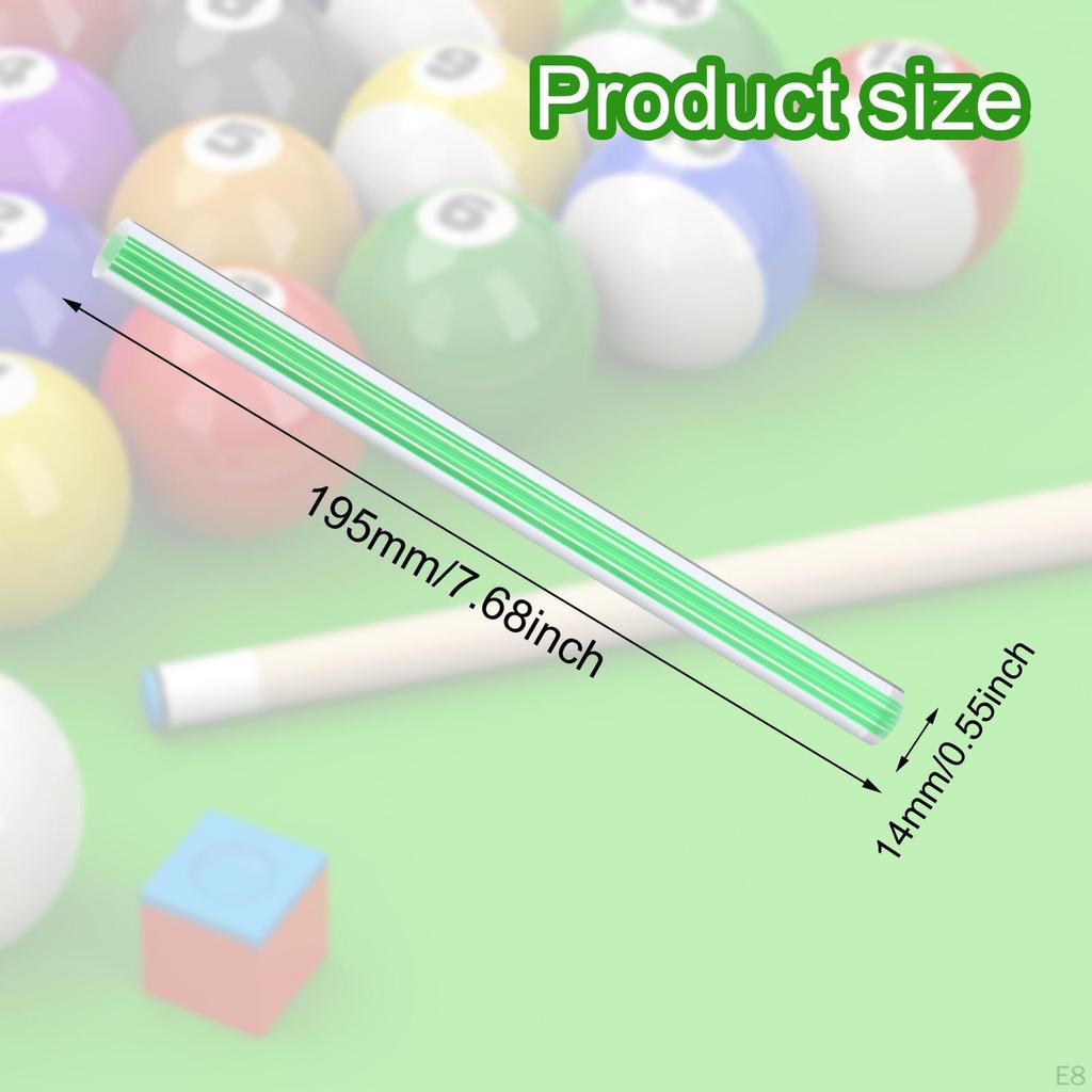 Akrylové kování na tágo 14mm průměr Profesionální oprava špičky DIY Lehká Přenosná Náhrada