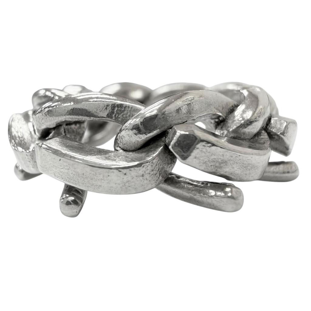 Great TIFFANY&Co. Ring ring forge High Polish Silver SV925 mens Used