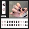 Women Fake Nails with Loving Heart Pattern Easy To Remove Fake Nails for Professional Salon Daily Use