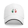 O'talian Half Irish Italian Flag Heritage St Patrick's Day Casual Baseball Cap  Outdoor Gym Trucker Hat Summer Sun Baseball Caps