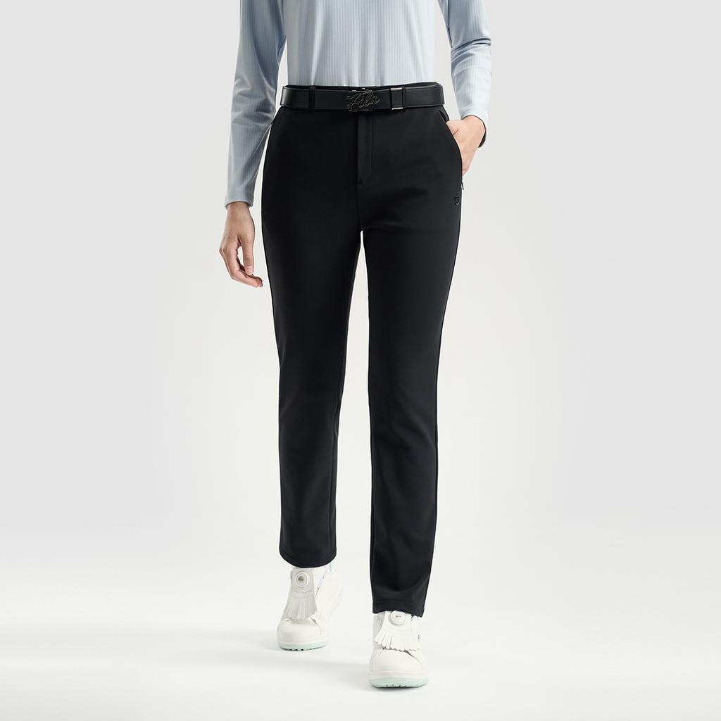 Fila Golf Series Simple Comfortable Aesthetic Solid Color Golf Apparel Women Apparel A11W545602F-BK