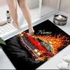 Custom Name Kitten Clown Balloon Theme Carpet Rug Customizable Soft Washable Anti-Slip Home Living Room Sofa Mats Personalized Rug. 0909106