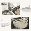 Drainage Basket for Kitchen Sink Drain Basket, Shell Shaped Hollow Hanging Sponge Countertop Space Saver Holder, Large Capacity Brushes And