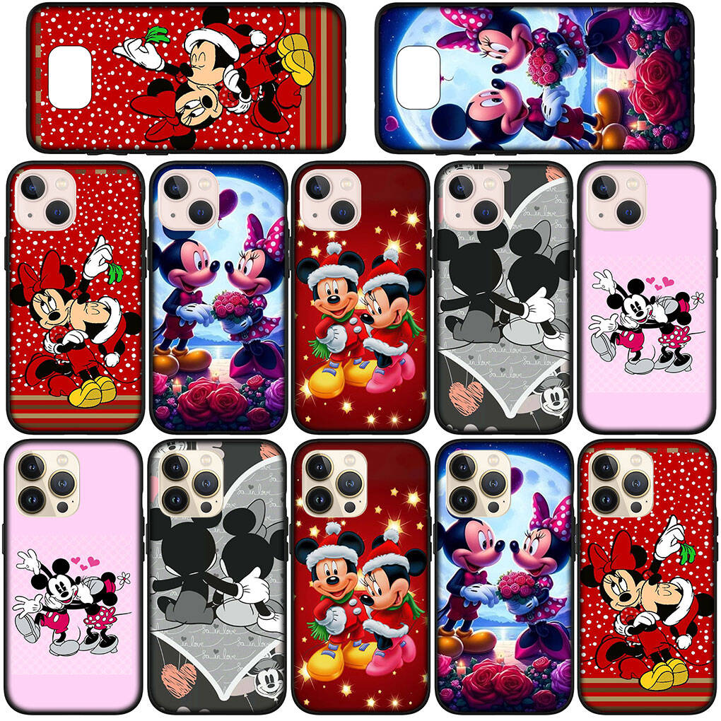 for iPhone 17 16 15 Xiaomi Poco F7 F8 X7 X6 C85 C75 C71 M8 Redmi Note 14 13 12 11 Pro Max 14C 13C 15C A4 Case Minnie Cartoon Mickey Cute Mouse Cover