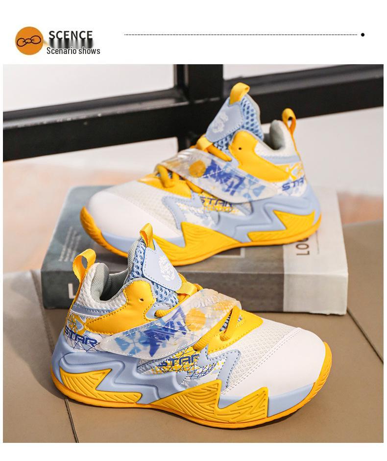 Autumn 2025 Boys' Non-Slip Basketball Shoes: Durable, Professional Training Sports Footwear