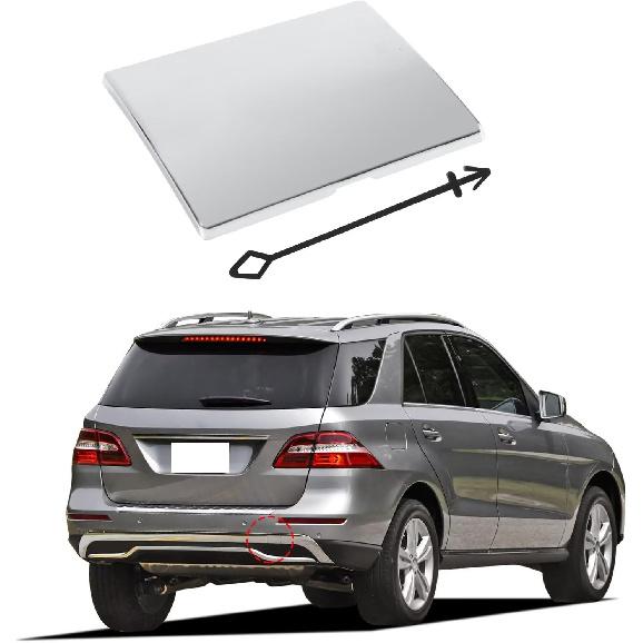 Car Rear Bumper Tow Hook Cover Cap Towing Eye Fit for Mercedes-Benz GLE X166 ML250 ML400 2015 ML350 2012 2013 2014 2015 ML550 2014 2015 2016 Standard