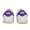 Nike Cortez Abrasion Resistant Low Top Kids Lifestyle Shoes White Purple Sneakers DM0950-105