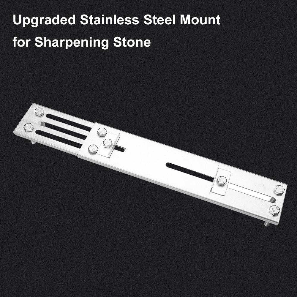 Galvanized Mount for Sharpening Stone Adjustable Over Sink Sharpening Stone Holder Retractable