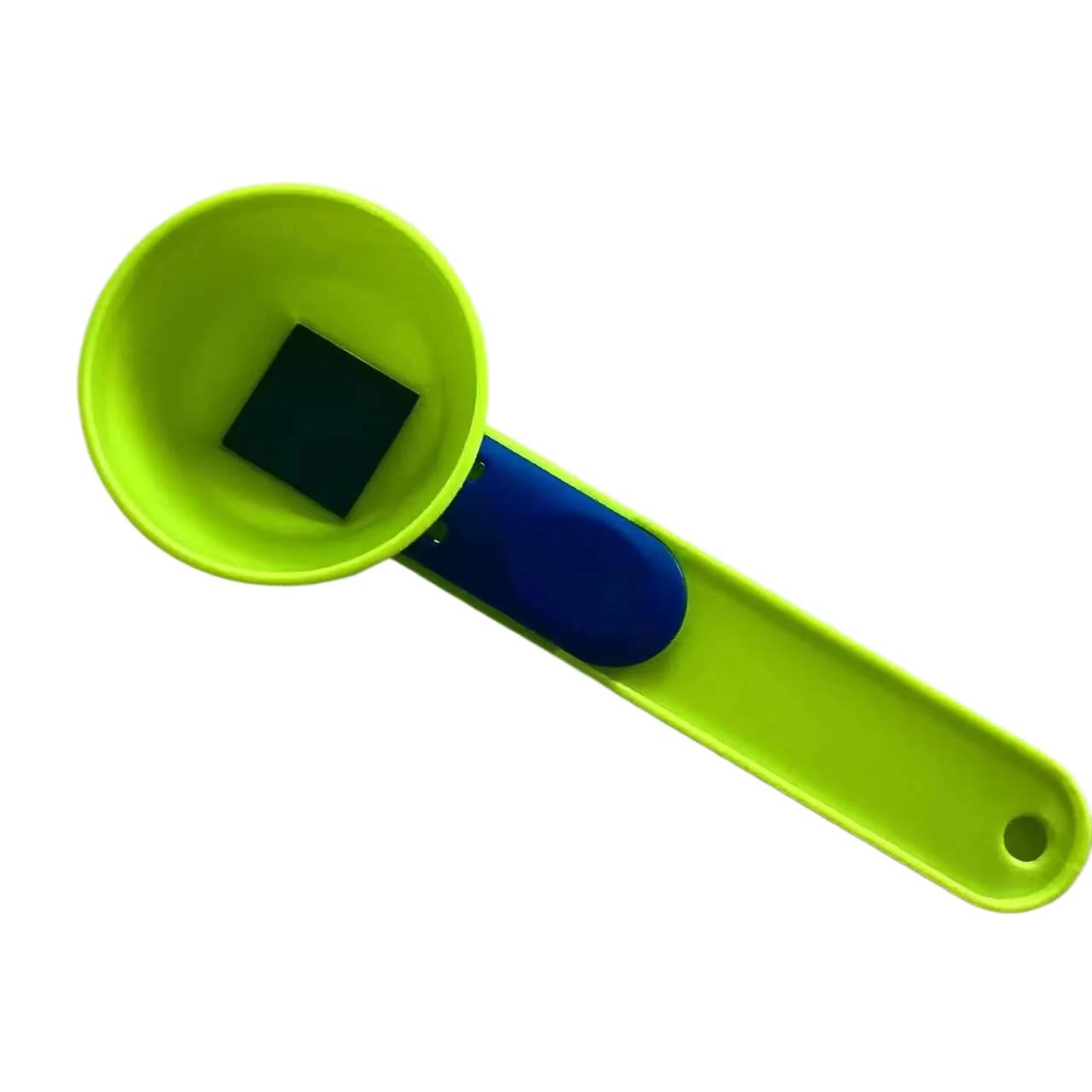 2 In 1 Sliding Measuring Scoop with Funnel Kitchen Spoons Funnel Scoop for Coffee Measuring Protein Powder Funnel for Coffee