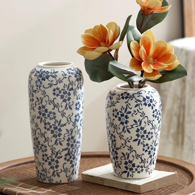 Vase Keramikvase Europäische klassische Vase Home Hotel Blumenarrangement Mode Ornament Vase