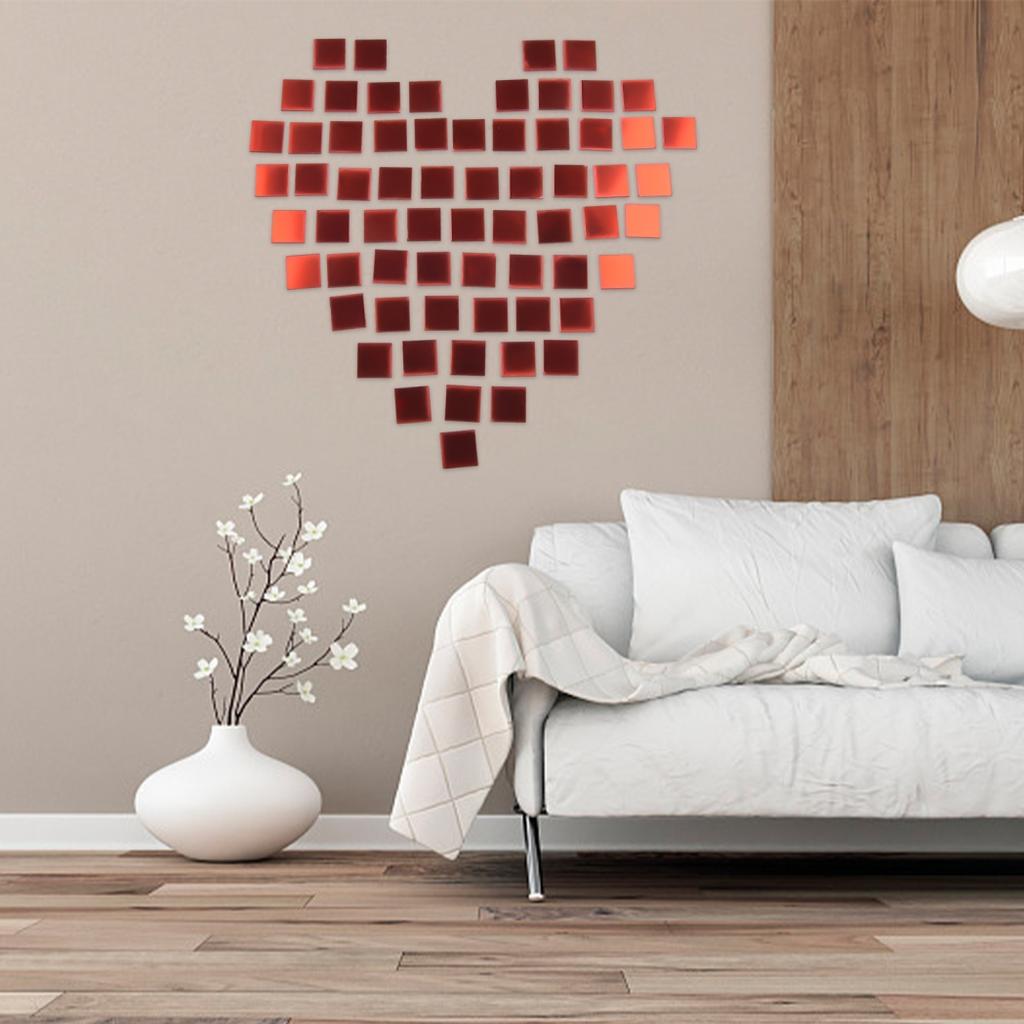 Glass Mirror Sticker 1mm Thick DIY Glass Home Decor
